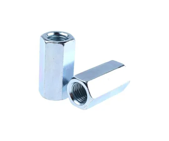 63-6610-20　60mm Bright Zinc Plated Steel Coupling Nut, M20　276-572