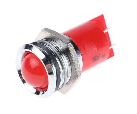 63-6586-88　RS PRO Red Indicator, 230 V ac, 22mm Mounting Hole Size, Tab Termination　210-737