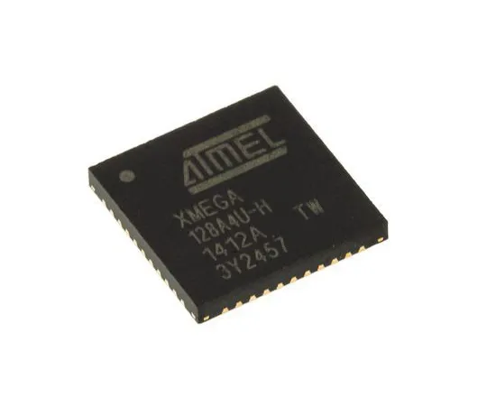 63-7029-62　Microchip Technology ATXMEGA128A4U-MH, 8/16bit AVR Microcontroller, 32MHz, 128 + 8 kB Flash, 44-Pin VQFN　ATXMEGA128A4U-MH