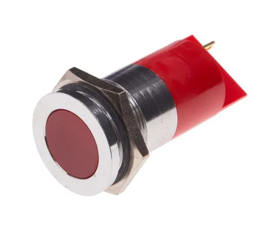 63-6582-20　RS PRO Red Indicator, 12 V, 22mm Mounting Hole Size, Solder Tab Termination　204-849