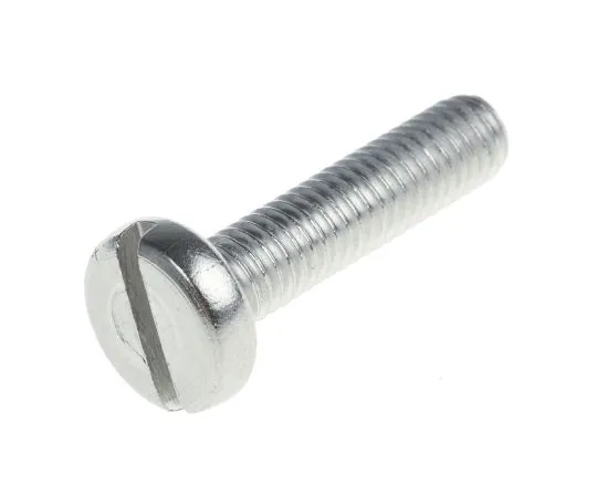 63-6576-12　RS PRO, M6 Pan Head, 25mm Stainless Steel Slot A4 316 Plain　189-541