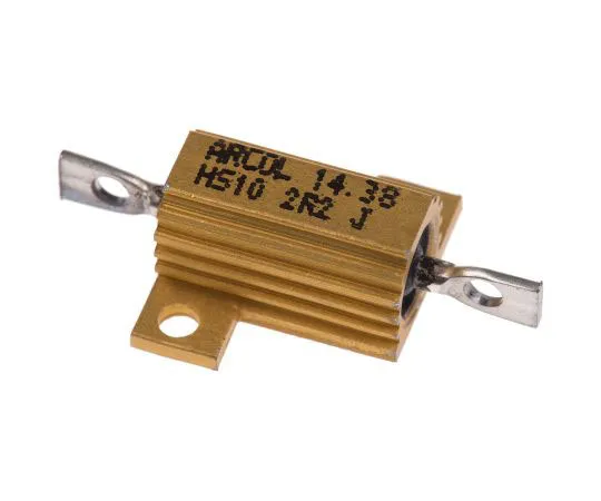 63-7349-09　Arcol HS10 Series Aluminium Ho***d Axial Wire Wound Panel Mount Resistor, 2.2Ω ±5% 10W　HS10 2R2 J