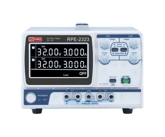 63-6838-09　RS PRO Bench Power Supply, 192W, 2 Output, 0 → 30V, 3A　122-5037
