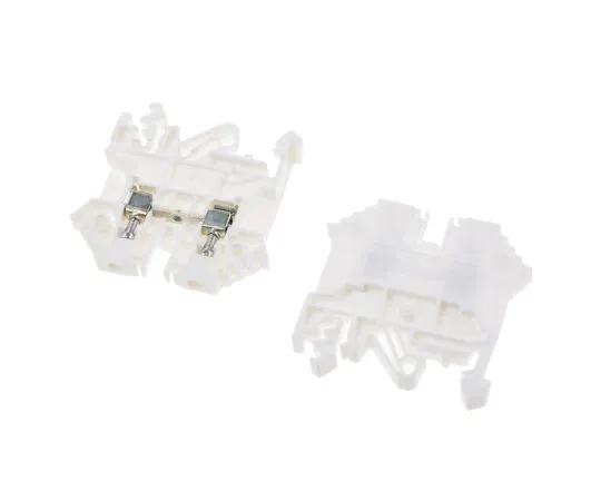 63-6678-65　RS PRO White Standard Din Rail Terminal, 0.2 → 2.5 mm², 0.2 → 2.5mm², 800 V　501-613