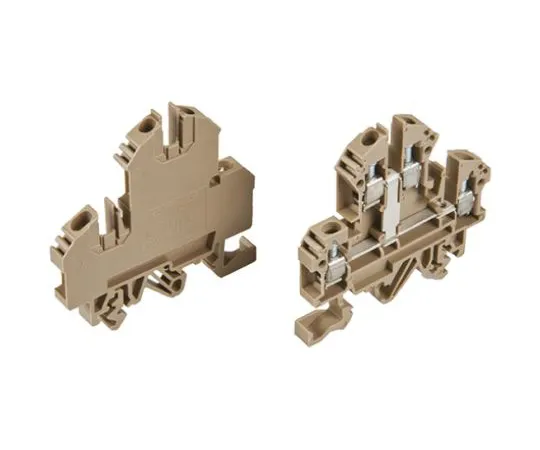 63-6679-25　RS PRO Brown Standard Din Rail Terminal, 22 → 10 AWG, 0.2 → 4mm², 500 V　501-998