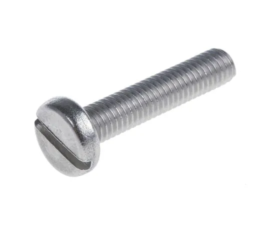 63-6576-13　RS PRO, M6 Pan Head, 30mm Stainless Steel Slot A4 316 Plain　189-557