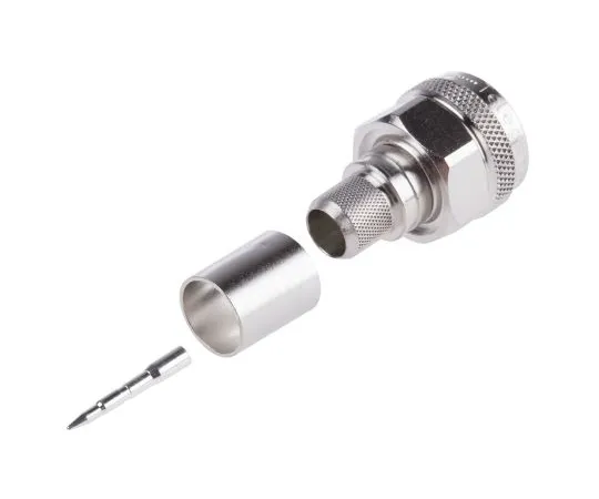 63-6968-42　Telegartner 50Ω Straight Cable Mount N Type Connector, Plug, Crimp Termination, 0 → 11GHz, RG213/U　J01020A0107