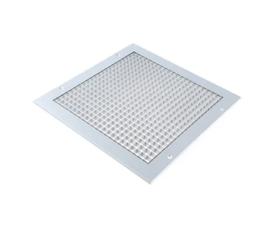 63-6646-19　Silver Aluminium Grille, 300 x 300mm　432-716