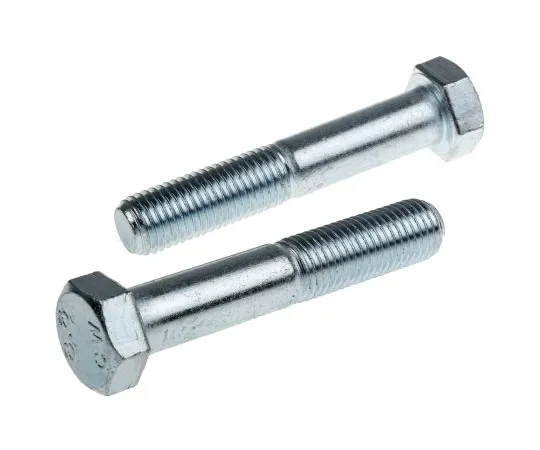 63-6612-22　Clear Passivated, Zinc Steel Hex Bolt, M12 x 90mm　279-846