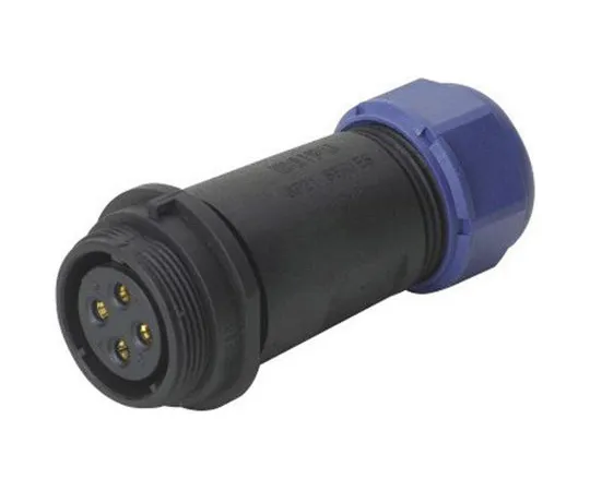 63-7025-91　RS Pro Cable Mount Connector, 4 contacts Socket　131-6360