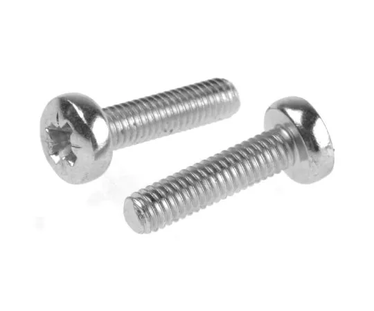 63-6701-87　RS PRO, M4 Pan Head, 16mm Steel Pozidriv Bright Zinc Plated　553-554