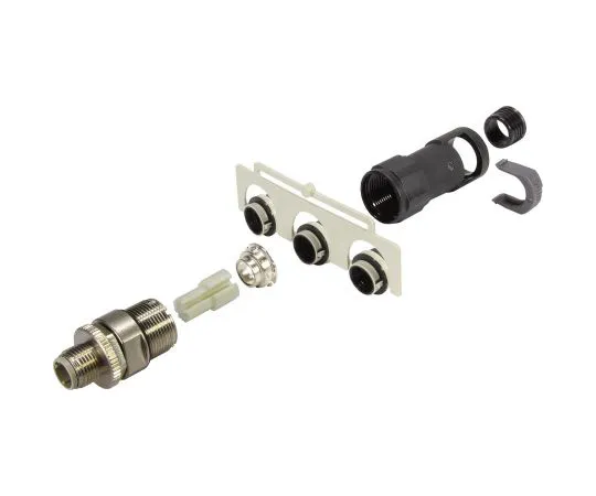 63-6767-91　Round Connectors M12 Series Contact Contacts: Male Four-Pole  Female　21038821411