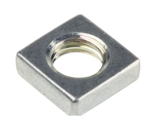 63-6734-87　RS PRO, M8 13mm Steel Square Nuts, Bright Zinc Plated Finish　837-313