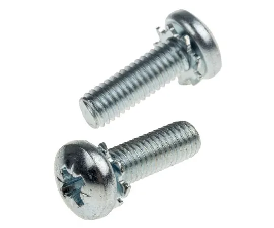 63-6611-69　RS PRO M5 x 16mm Zinc Plated Steel Pan Head Sems Screw, External Tooth Washer　278-742