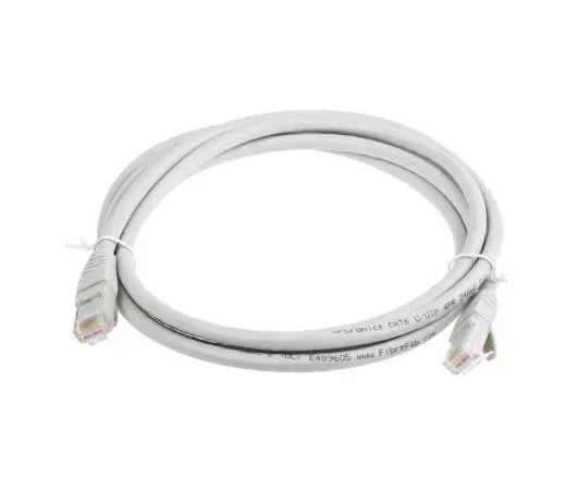 63-6703-73　RS PRO Grey Cat6 Cable, U/UTP, Male RJ45/Male RJ45, Terminated, 2m　557-004