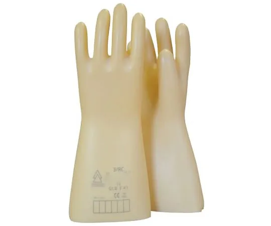 63-7025-28　Sibille GLE 41 Insulating Latex Electrical Safety Gloves, size 10, Beige　GLE41-4/10