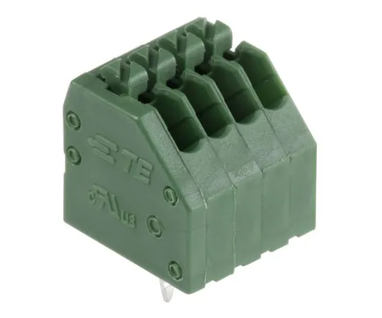 63-6880-81　Substrate Terminal Block 2.5 mm Pitch 1 Row 4 Pole Green　1-2834021-4