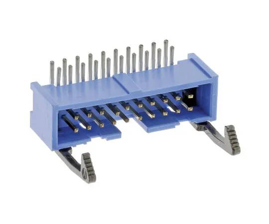 63-6654-75　Header-amplifier latch for board connection 20 pole 2.54 mm 2 row right angle　2-1761607-7