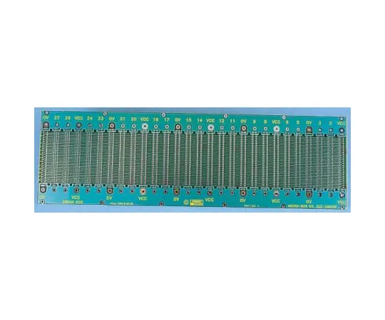 63-6763-31　64, 96 Way DIN 41612 Eurocard Motherboard FR4 Single Sided 84hp 20.32mm(4HP)　110-2444