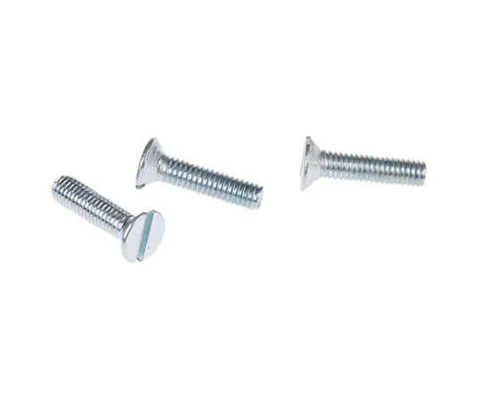 63-6701-94　RS PRO, M3 Countersunk Head, 12mm Steel Slot Bright Zinc Plated　553-857