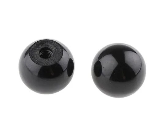 63-6717-10　RS PRO Black Ball Clamping Knob, M6　686-020