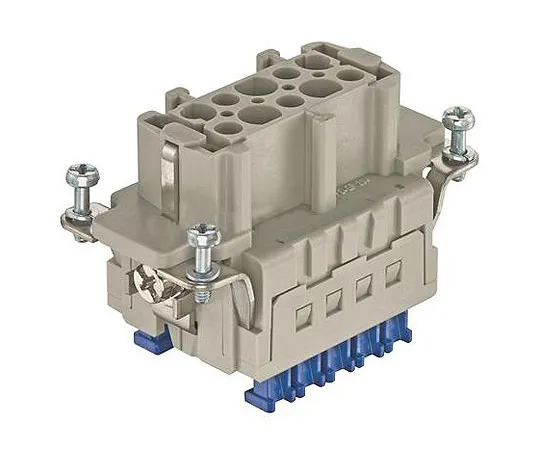 63-6784-41　Power Supply Connector Insert Han ES Press Series Female 10 Pole  16 A 500 V 10 B　09330102748