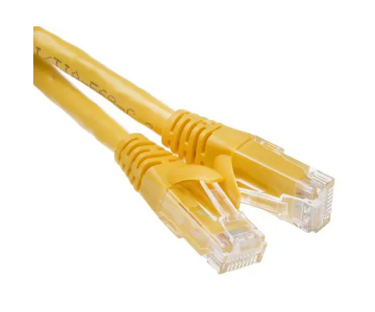 63-6703-92　RS PRO Yellow Cat6 Cable, U/UTP, Male RJ45/Male RJ45, Terminated, 3m　557-149