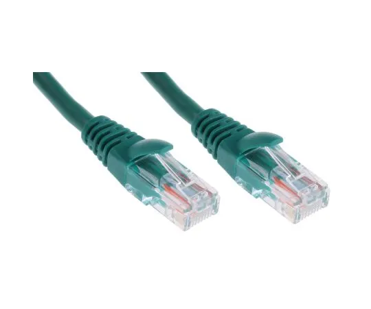 63-6704-37　RS PRO Green PVC Cat5e Cable U/UTP, 1m Male RJ45/Male RJ45 Terminated　557-468