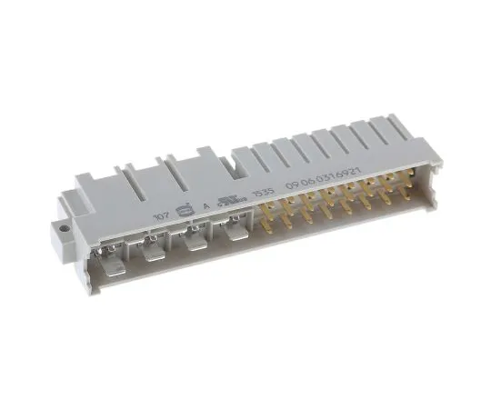 63-6669-03　DIN 41612 Connector Male 60 + 4 Pole  2/3 Column 10.16/5.08 mm pitch　09060316921