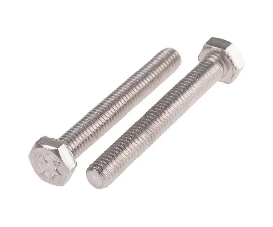 63-6576-42　Plain Stainless Steel Hex, Hex Bolt, M6 x 45mm　190-226