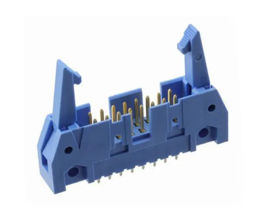 63-6654-57　Board Header 16 poles 2 rows straight wire to board 2.54 mm amplifier latch　2-5499206-3