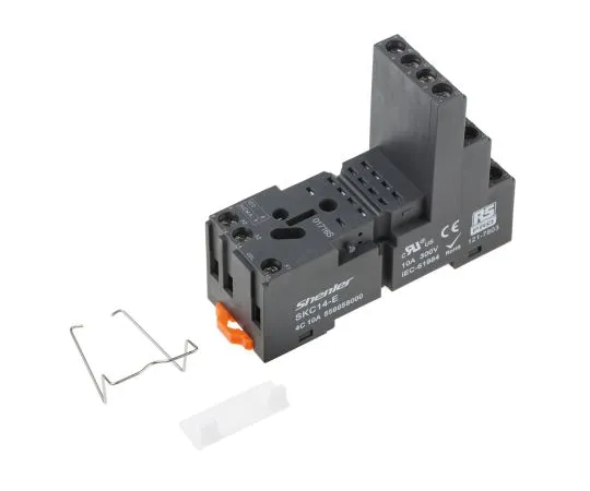 63-6808-91　RS PRO Relay Socket for *** with RS PRO RKE & RKF 14 Pin Relays 14 Pin, DIN Rail, 300V　121-7803