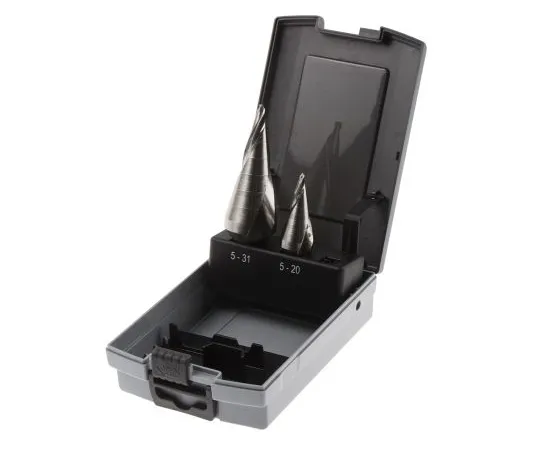 63-6677-50　RS PRO 2 Piece Metal Step Drill Bit Set, 5mm to 31mm　499-261