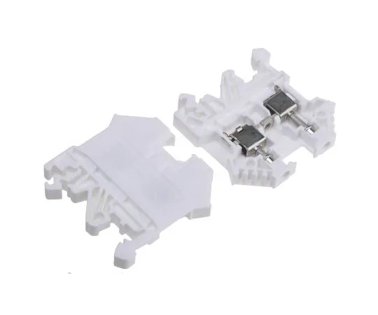 63-6679-17　RS PRO White Standard Din Rail Terminal, 0.2 → 4 mm², 0.2 → 4mm², 800 V　501-932