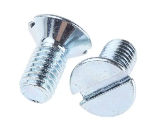 63-6702-18　RS PRO, M6 Countersunk Head, 12mm Steel Slot Bright Zinc Plated　553-958