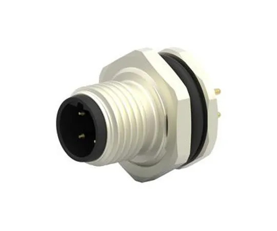 63-7040-82　TE Connectivity M12 Series Panel Mount Connector, 4 contacts Socket　T4140412041-000