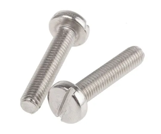 63-6576-05　RS PRO, M5 Pan Head, 25mm Stainless Steel Slot A4 316 Plain　189-484