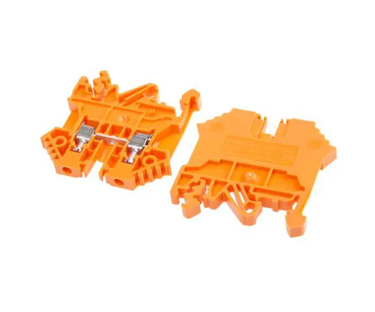 63-6678-86　RS PRO Orange Standard Din Rail Terminal, 0.2 → 2.5 mm², 0.2 → 2.5mm², 800 V　501-730