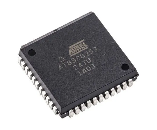 63-7014-35　Microchip AT89S8253-24JU, 8bit 8051 Microcontroller, 24MHz, 12 kB Flash, 44-Pin PLCC　AT89S8253-24JU