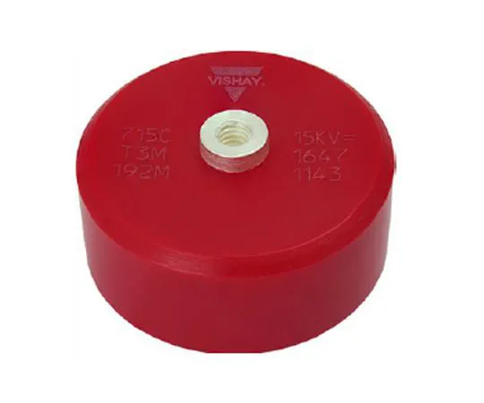 63-7023-24　Vishay Single Layer Ceramic Capacitor (SLCC) 2nF 40kV dc ±20% N4700 Dielectric 715C Series +85°C Max Op. Temp.　715C40KTD20