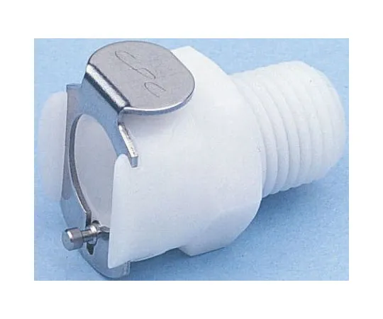 63-7321-06　Straight Male Hose Coupling 1/4in Coupling Body - Non-Valved, Pipe Thread, 1/4 in BSPT Male, Acetal　PMC10-04BSPT