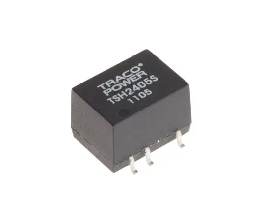 63-7350-58　TRACOPOWER TSH 2W Isolated DC-DC Converter Surface Mount, Voltage in 21.6 → 26.4 V dc, Voltage out 5V dc　TSH 2405S