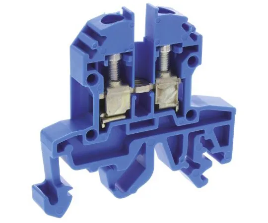63-6731-70　RS PRO Blue Standard Din Rail Terminal, 22 → 10 AWG, 0.2 → 4mm², 500 V　815-644