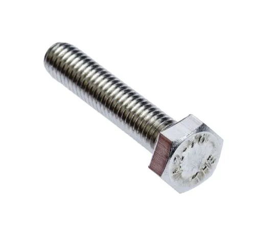 63-6692-70　Plain Stainless Steel Hex M6 x 30mm Set Screw　520-150