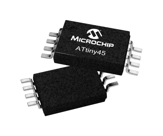 63-7029-16　Microchip Technology ATTINY45-20XU, 8bit AVR Microcontroller, 20MHz, 4 kB Flash, 8-Pin TSSOP　ATTINY45-20XU