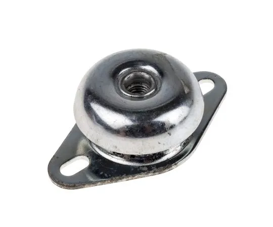 63-7006-80　RS PRO Round M12 Zinc Plated Steel Anti-Vibration Mount 124 Compression Load ,110mm dia. Natural Rubber +100°C　126-3890