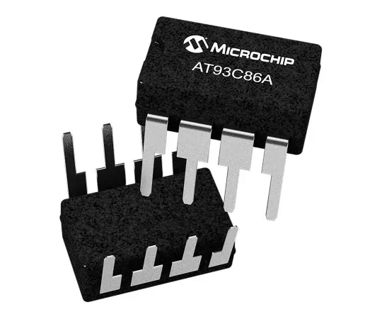 63-7014-66　Microchip Technology AT93C86A-10PU-2.7, 16kbit EEPROM Memory 8-Pin PDIP Serial-3 Wire　AT93C86A-10PU-2.7