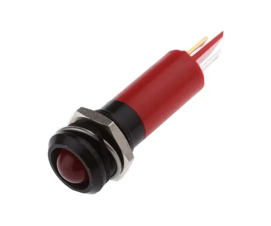 63-6583-25　RS PRO Red Indicator, 230 V ac, 12mm Mounting Hole Size, Tab Termination, IP67　206-407