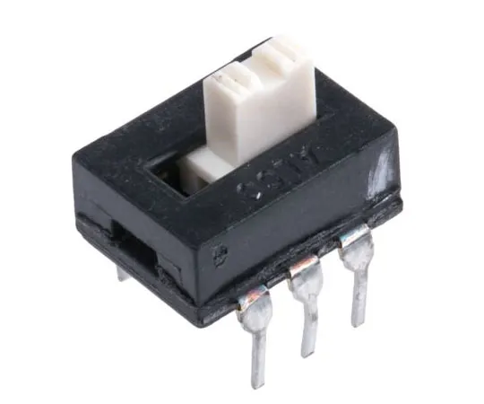 63-7349-74　PCB DIP Switch Double Pole Double Throw (DPDT) 300 mA @ 115 V dc Slide　ASE2204