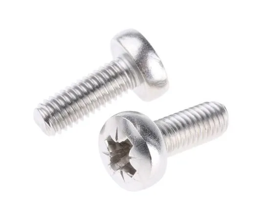63-6696-45　RS PRO, M6 Pan Head, 16mm Stainless Steel Pozidriv A2 304 Plain　528-918